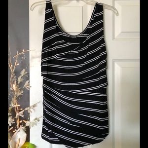 Torrid Soft Striped Tiered Tank Blouse - Sz 1